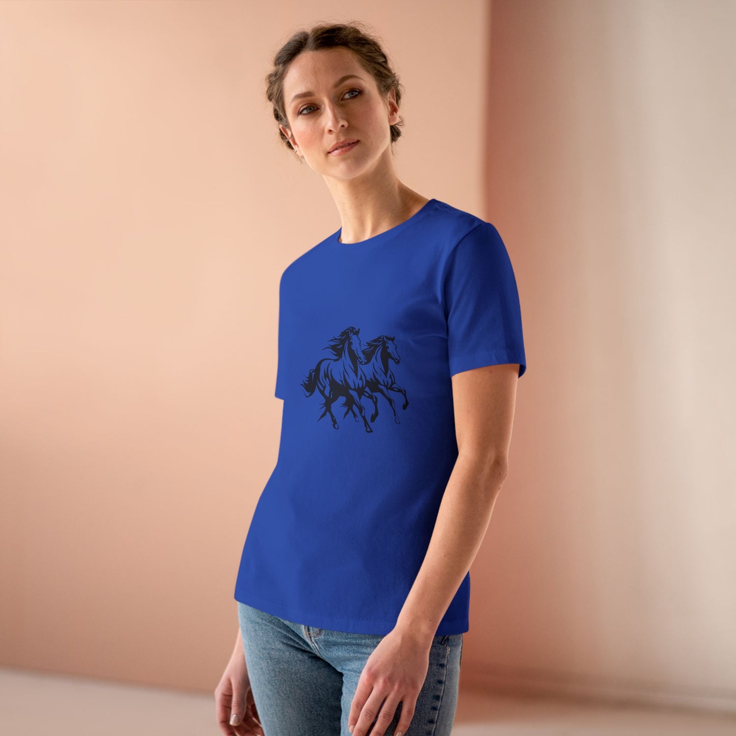 Horsin' Around Women's Short Sleeve Crewneck Tee