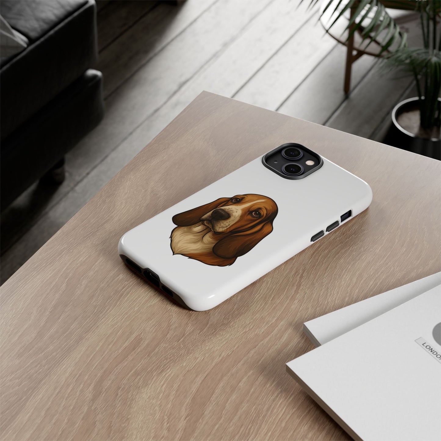 Basset Hound Head iPhone Case
