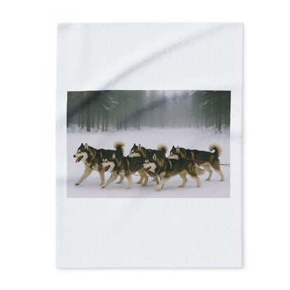 Mush On Arctic Fleece Blanket