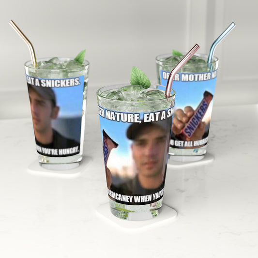 Hurricaney Drinking Glass