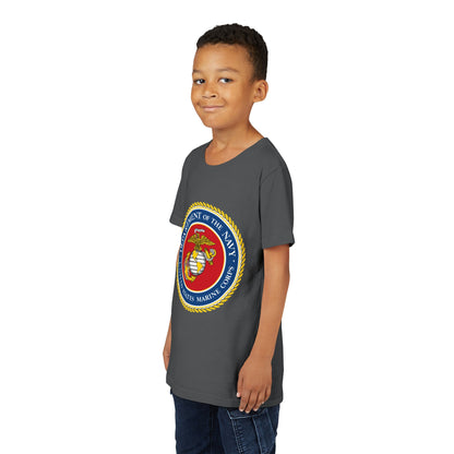 US Marine Corps Youth Unisex Short Sleeve Crewneck Tee