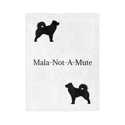 Mala-Not-A-Mute Velveteen Microfiber Blanket