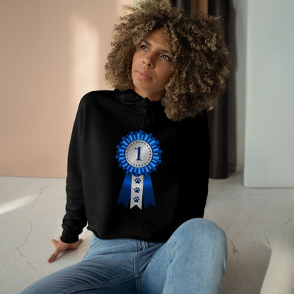 Show Ribbon Women's Crop Hoodie