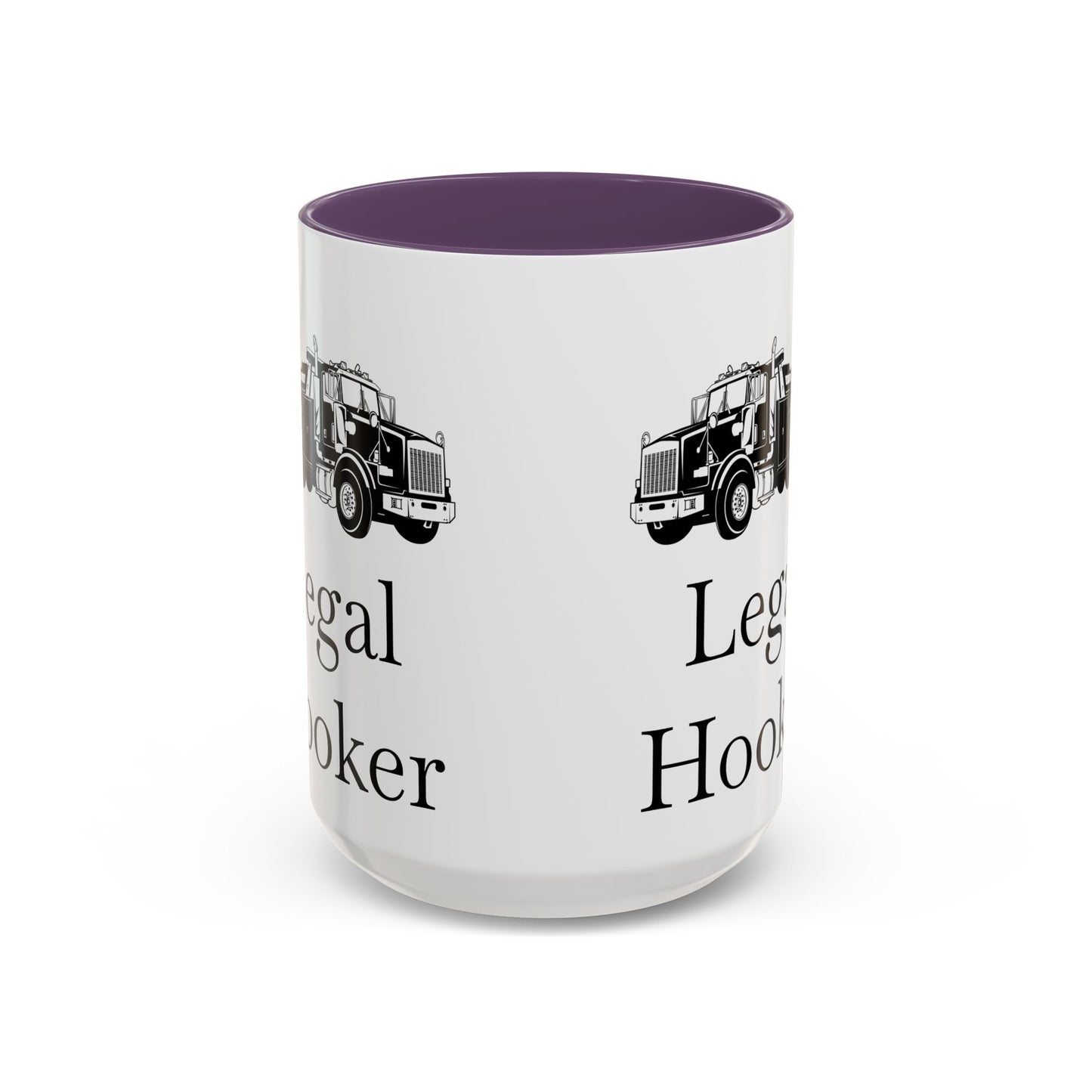 Legal H**ker Heavy Tow Truck 2-Tone Coffee Mug