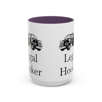 Legal H**ker Heavy Tow Truck 2-Tone Coffee Mug