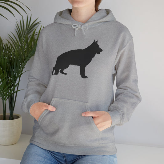 German Shepherd Silhouette Unisex Hoodie