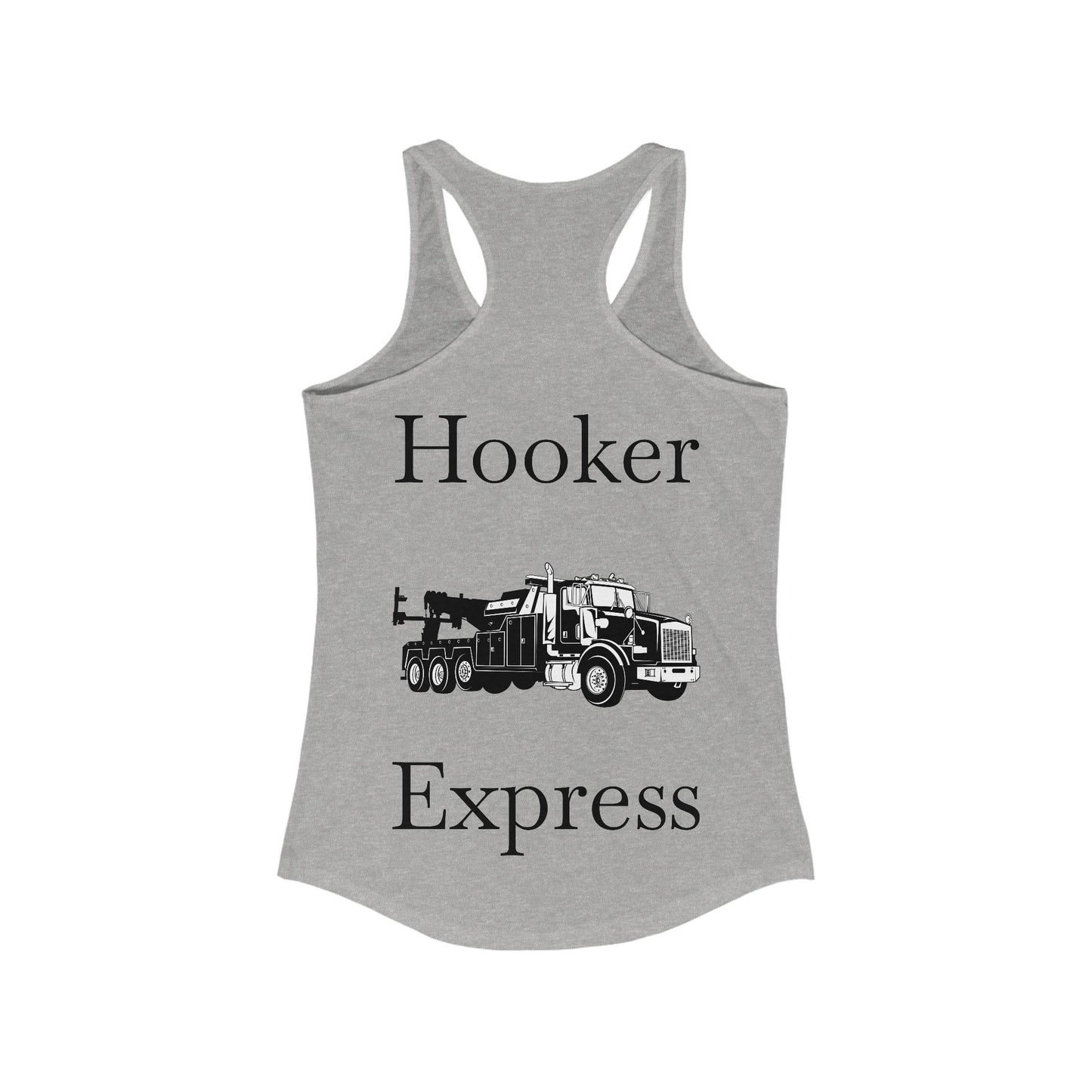 H**ker Express Heavy Tow Truck Women's Racerback Tank