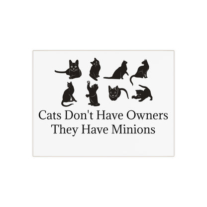 Cat Minions Ceramic Photo Tile