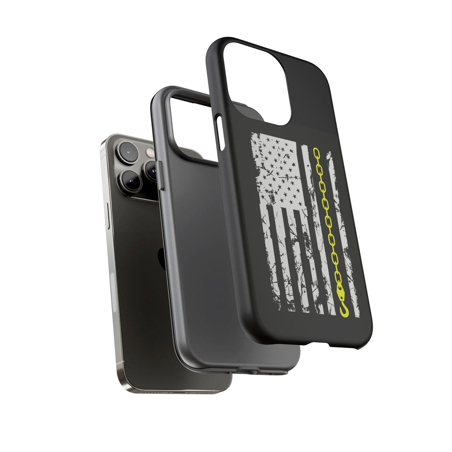 Thin Yellow Line iPhone Case