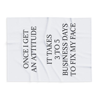 Fix My Face Arctic Fleece Blanket