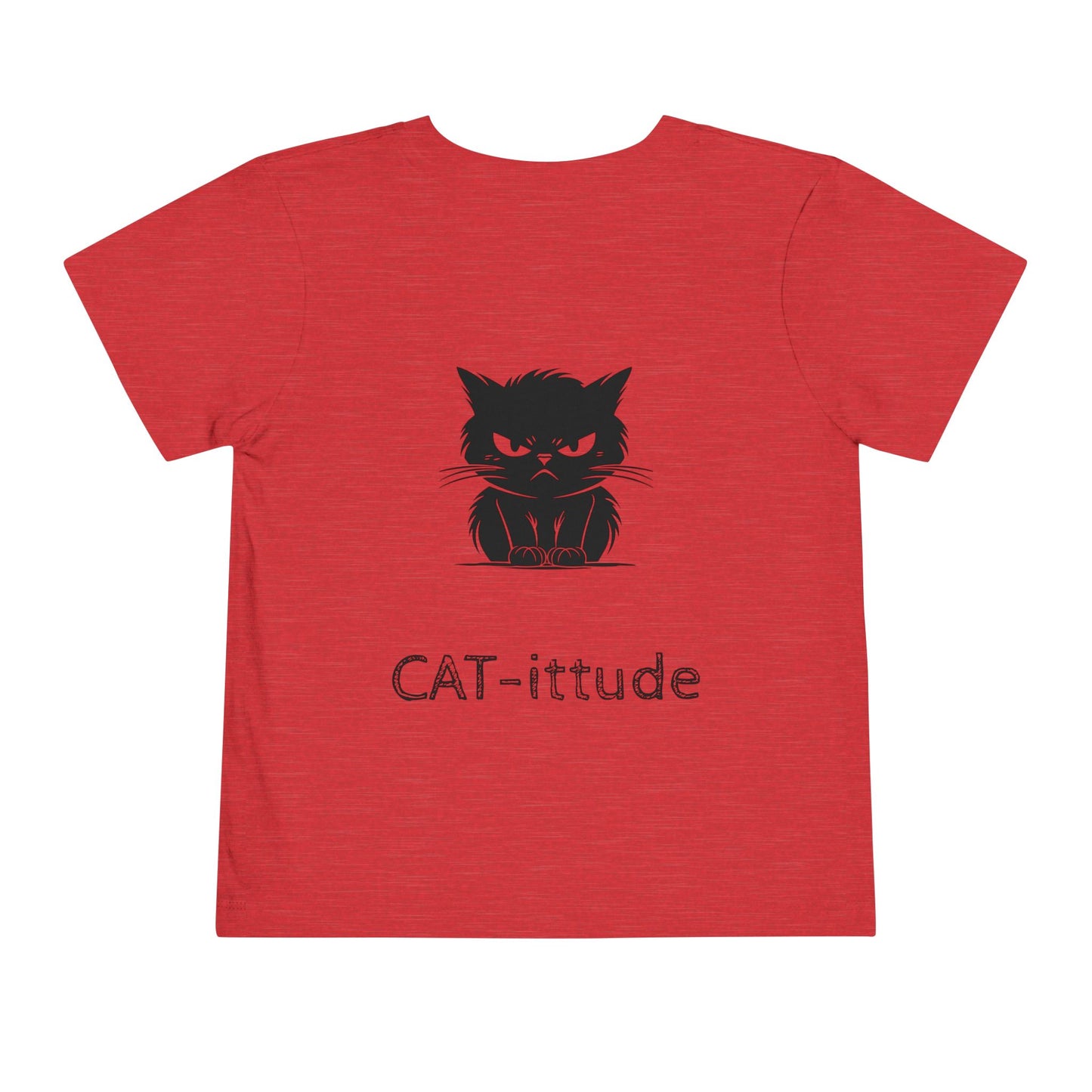 CAT-itude Toddler Unisex Short Sleeve Crewneck Tee