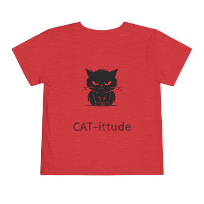CAT-itude Toddler Unisex Short Sleeve Crewneck Tee