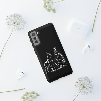Doberman Christmas Tree Samsung Case