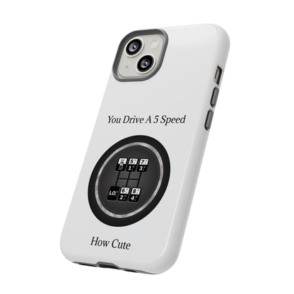 5 Speed How Cute iPhone Case