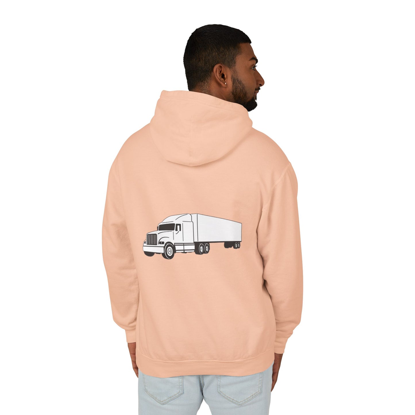 Semi Truck Unisex Lightweight Hoodie