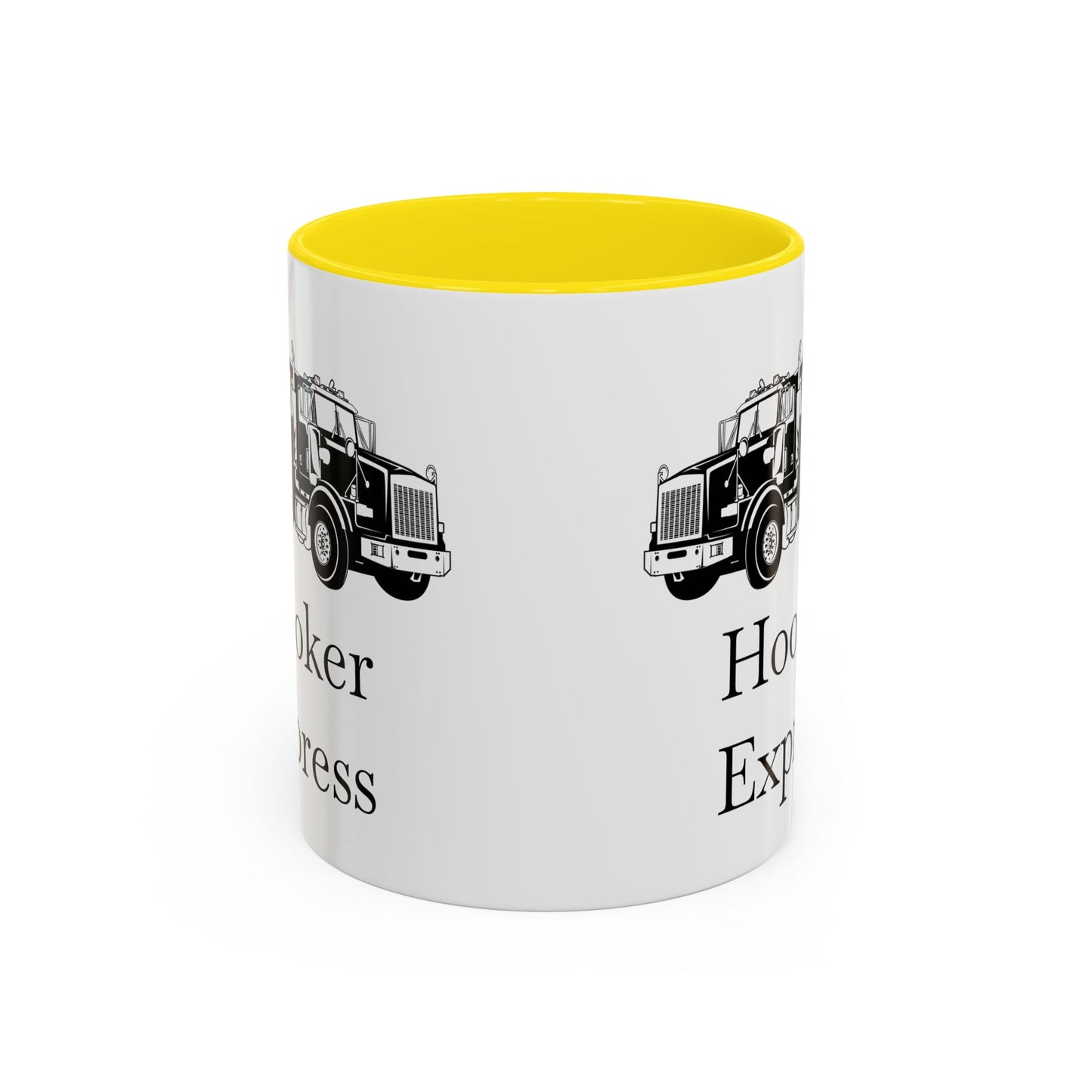 H**ker Express Heavy Tow Truck 2-Tone Coffee Mug
