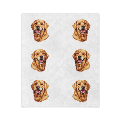 Golden Head Velveteen Microfiber Blanket