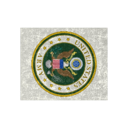 US Army Crushed Velvet Blanket