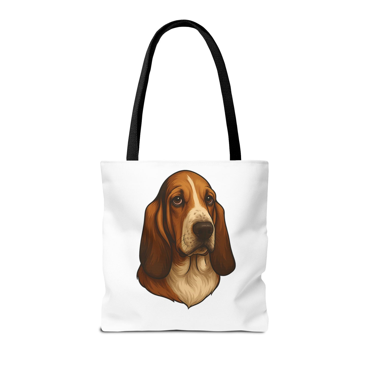 Basset Hound Head Tote Bag