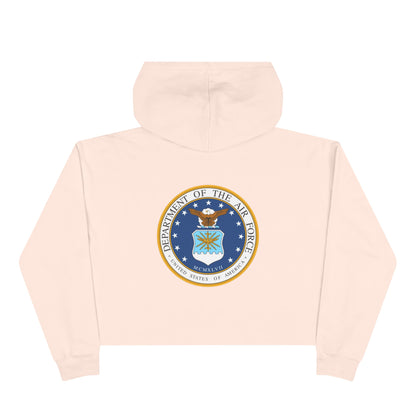 US Air Force Women's Crop Hoodie