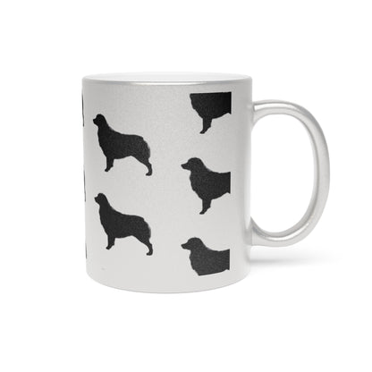 Aussie Silhouette Metallic Coffee Mug