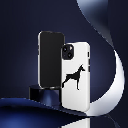 Doberman Silhouette iPhone Case