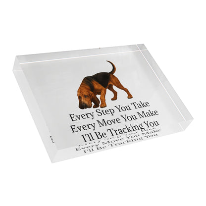 Tracking You Acrylic Photo Block