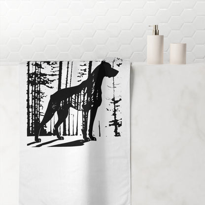 Guardian Of The Forest Mink-Cotton  Beach Towel