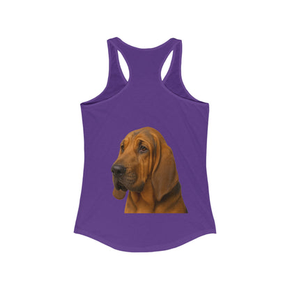 Bloodhound Head Women's Racerback Tank