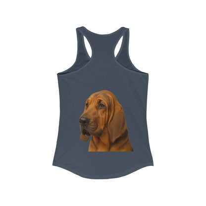 Bloodhound Head Women's Racerback Tank