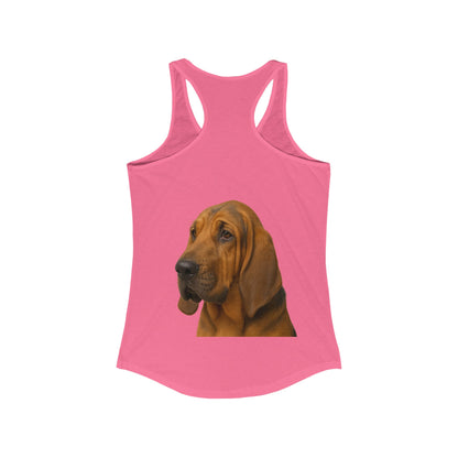 Bloodhound Head Women's Racerback Tank