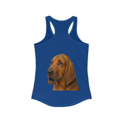 Bloodhound Head Women's Racerback Tank
