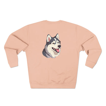 Malamute Head Unisex Crewneck Sweatshirt