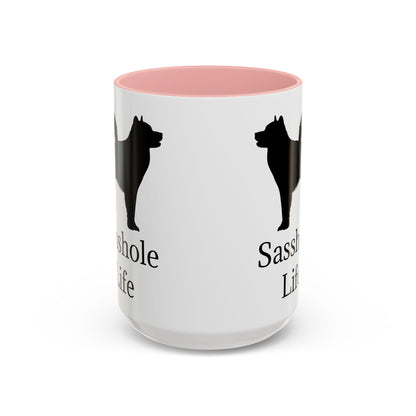 Sasshole Life 2-Tone Coffee Mug