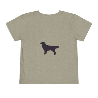 Golden Silhouette Toddler Unisex Short Sleeve Crewneck Tee