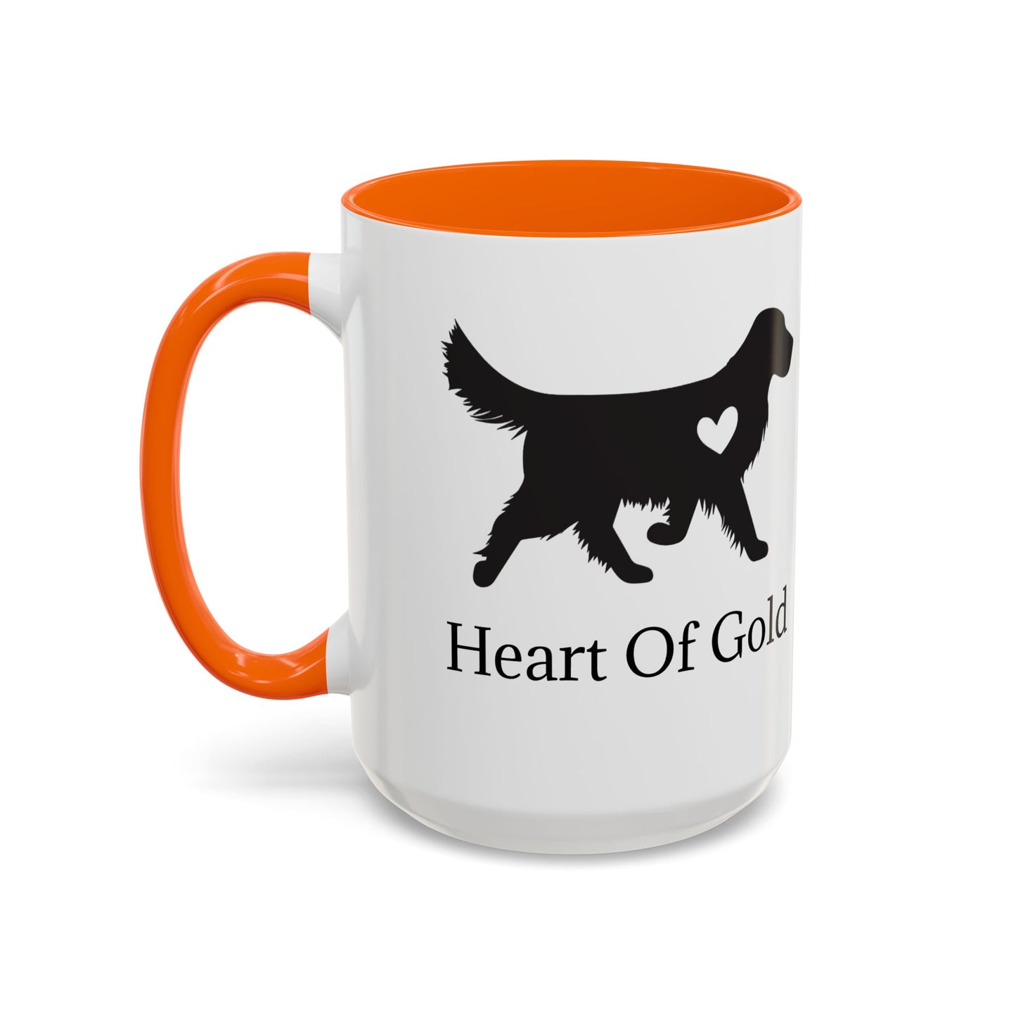 Heart Of Gold 2-Tone Coffee Mug