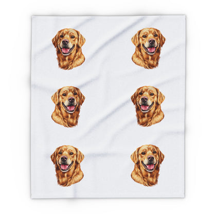 Golden Head Arctic Fleece Blanket