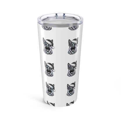 Santa Paws German Shepherd Tumbler
