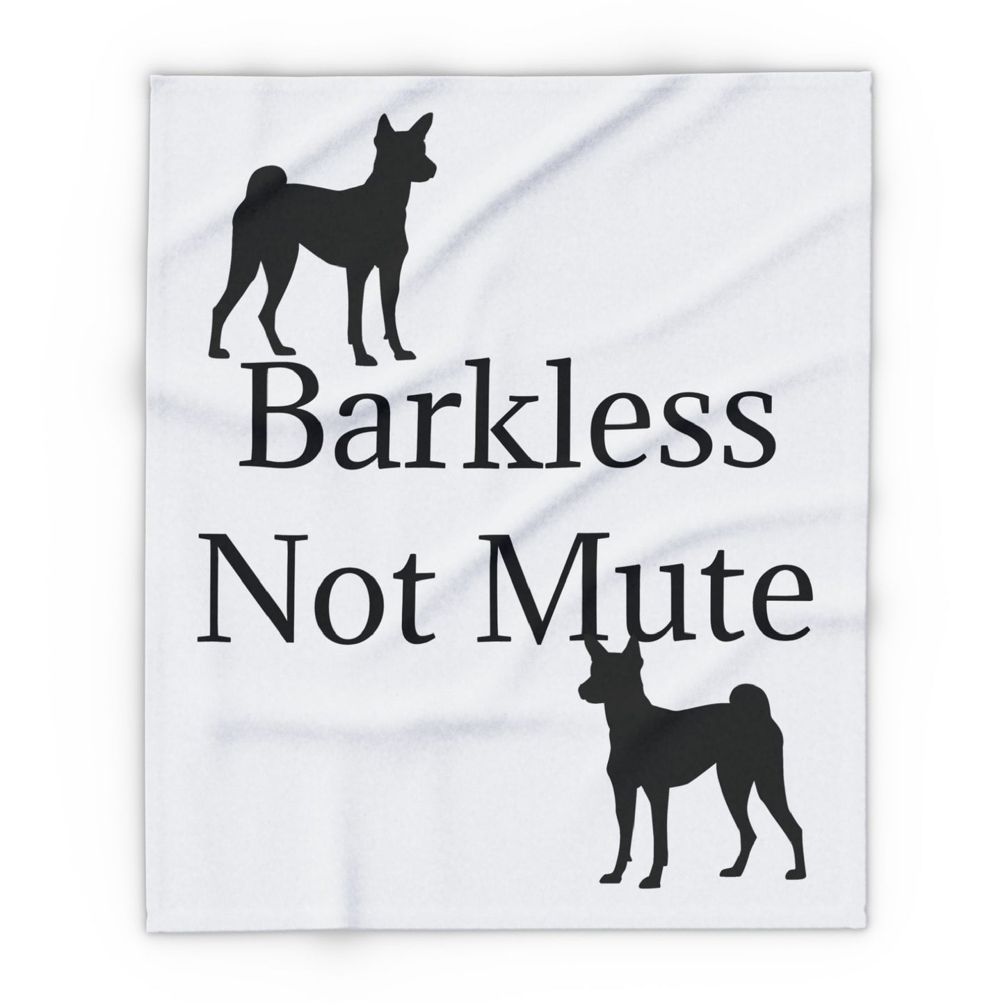 Barkless Not Mute Arctic Fleece Blanket