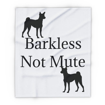 Barkless Not Mute Arctic Fleece Blanket
