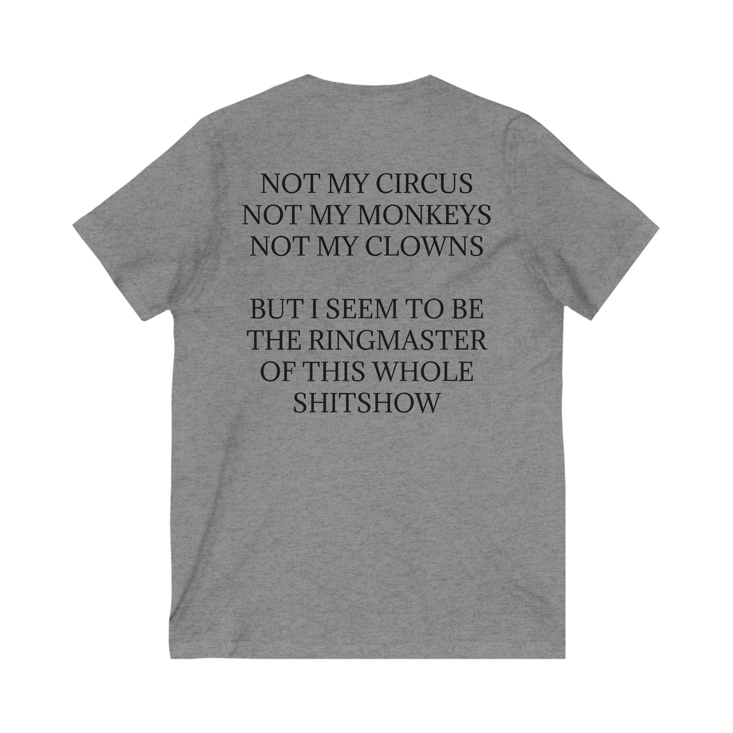 Ringmaster Unisex Short Sleeve V-Neck Tee