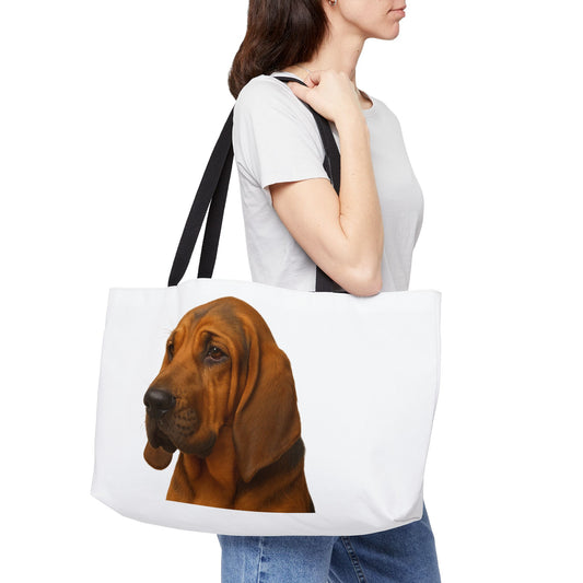 Bloodhound Head Weekender Tote Bag