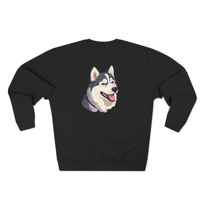 Malamute Head Unisex Crewneck Sweatshirt