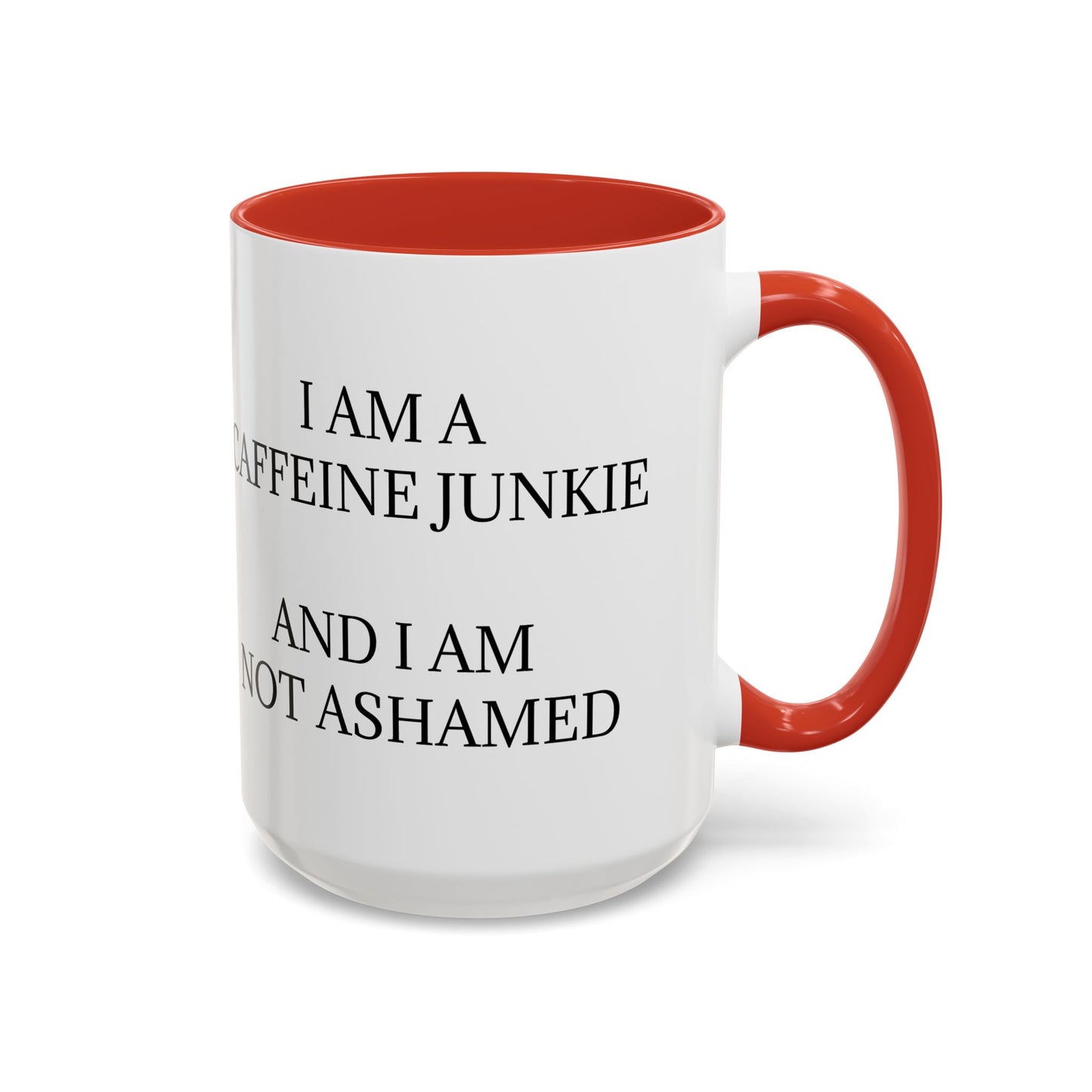 Caffeine Junkie 2-Tone Coffee Mug