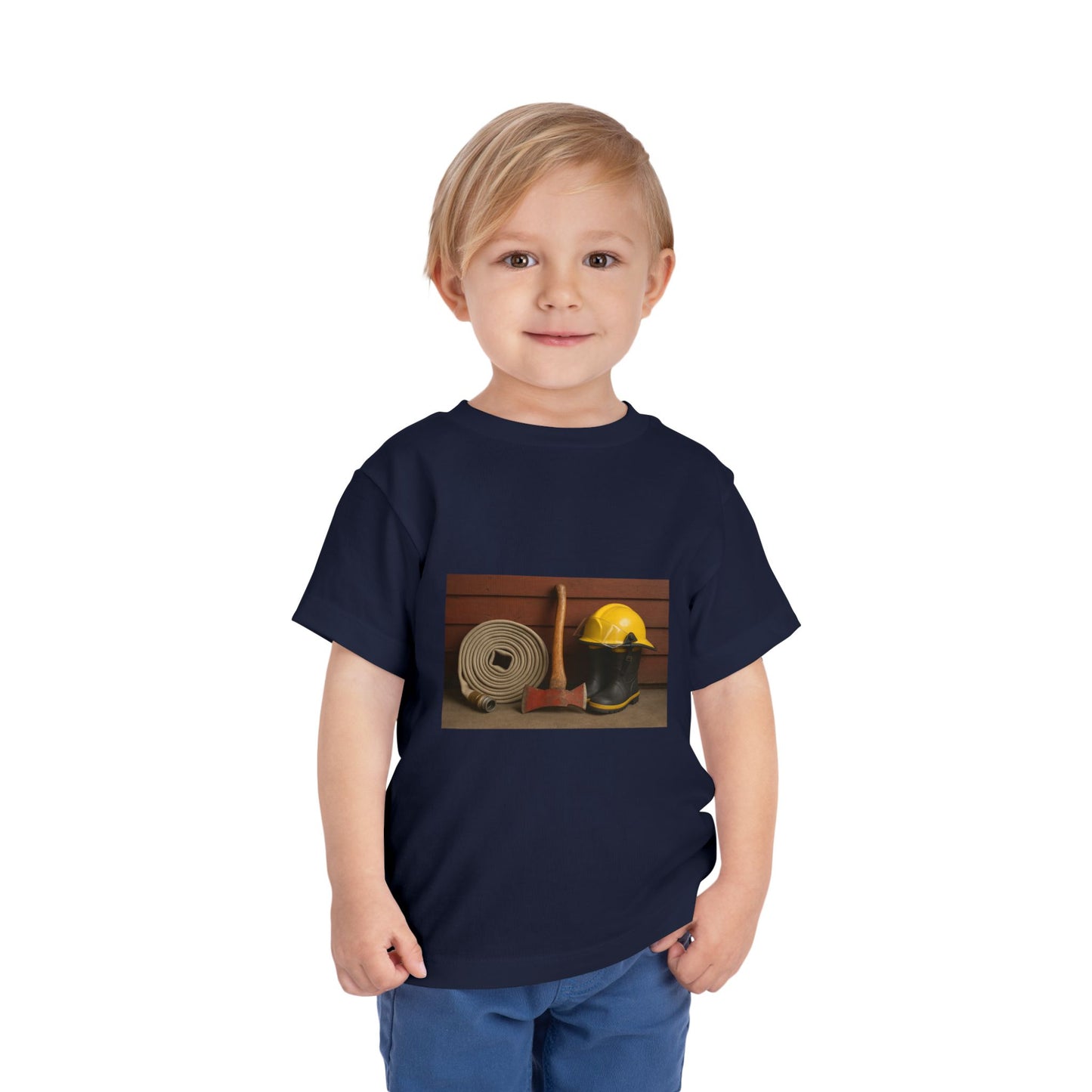 Fire/Rescue Appreciation Toddler Unisex Short Sleeve Crewneck Tee