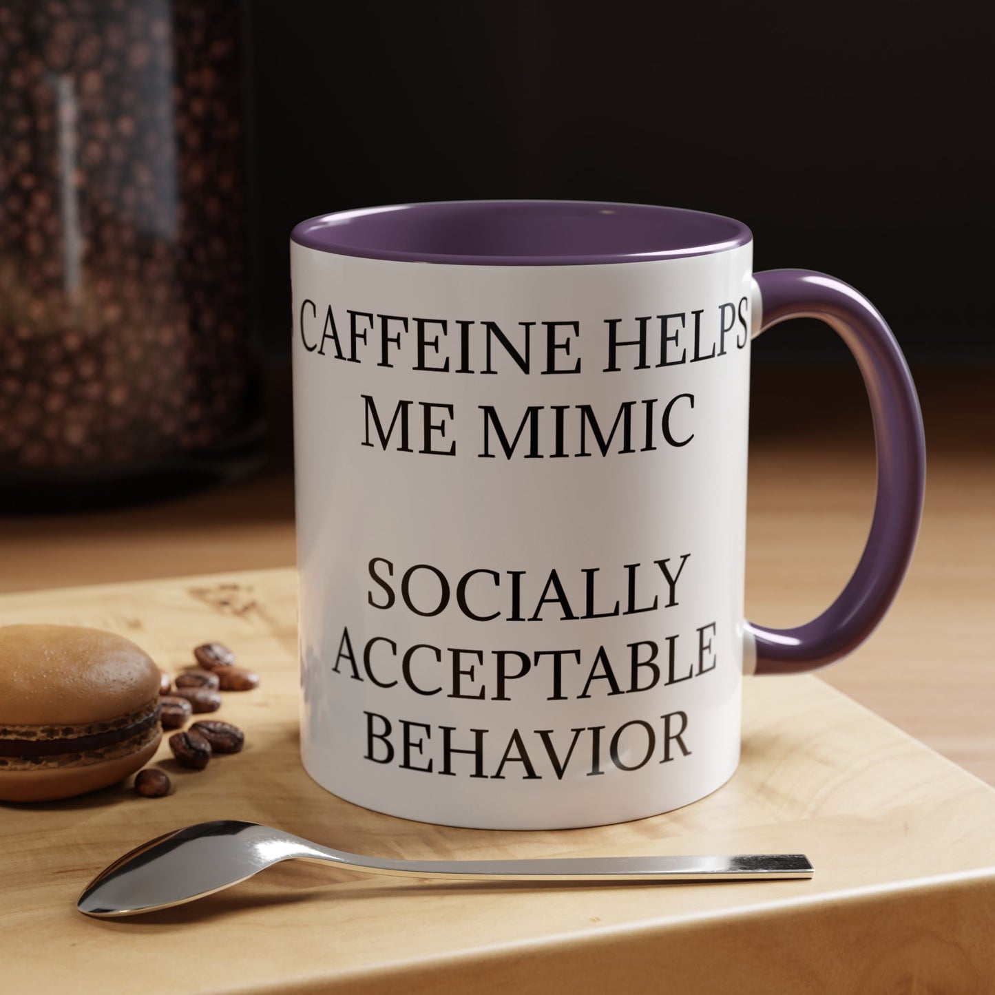 Socially Acceptable 2-Tone Coffee Mug
