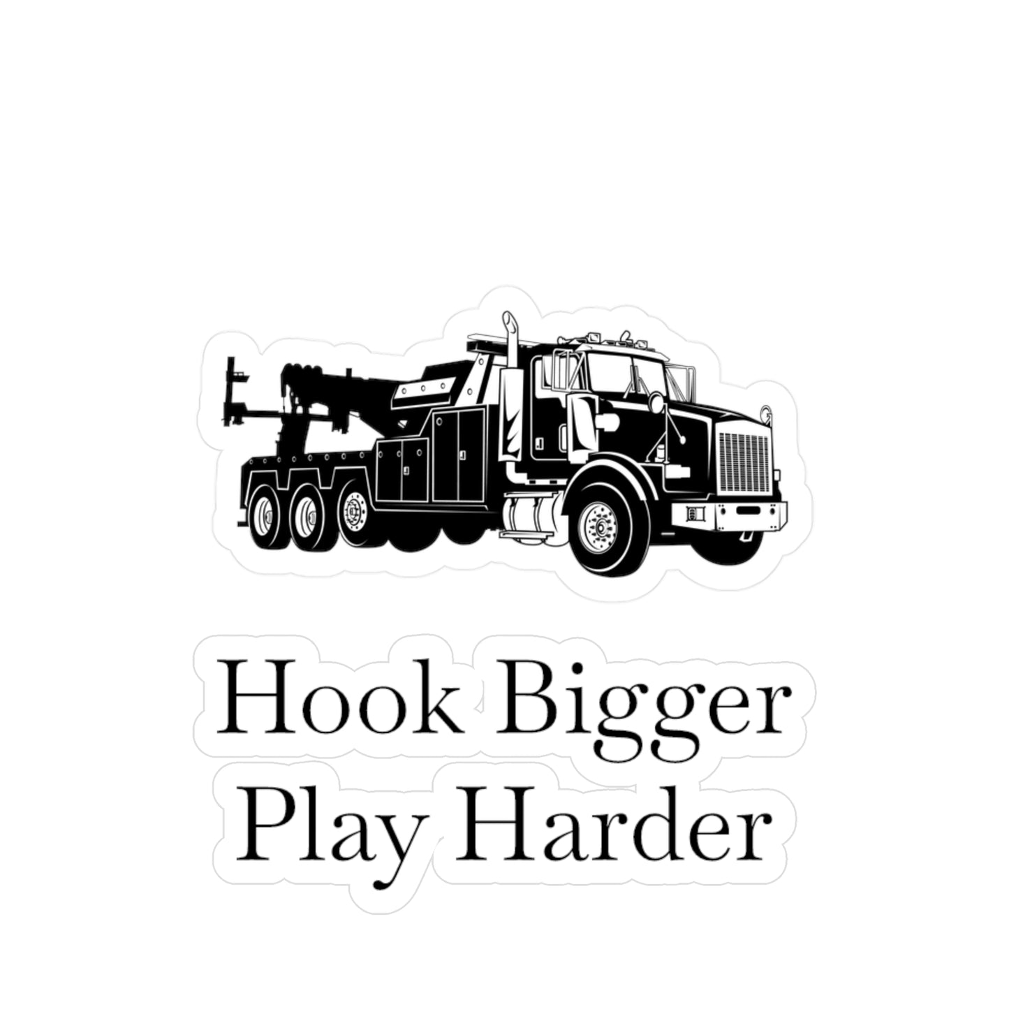 Hook Bigger Vinyl Decal