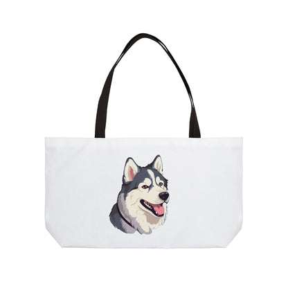 Malamute Head Weekender Tote Bag