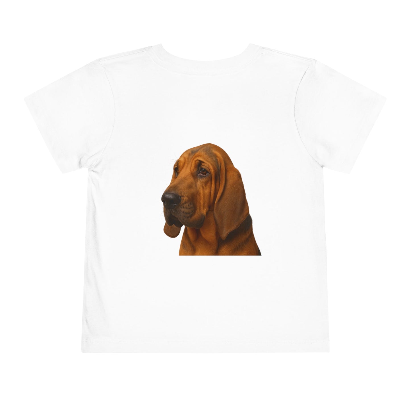 Bloodhound Head Toddler Unisex Short Sleeve Crewneck Tee