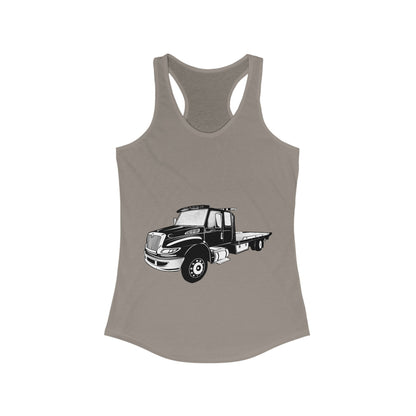 Flatbed Tow Truck Women's Racerback Tank